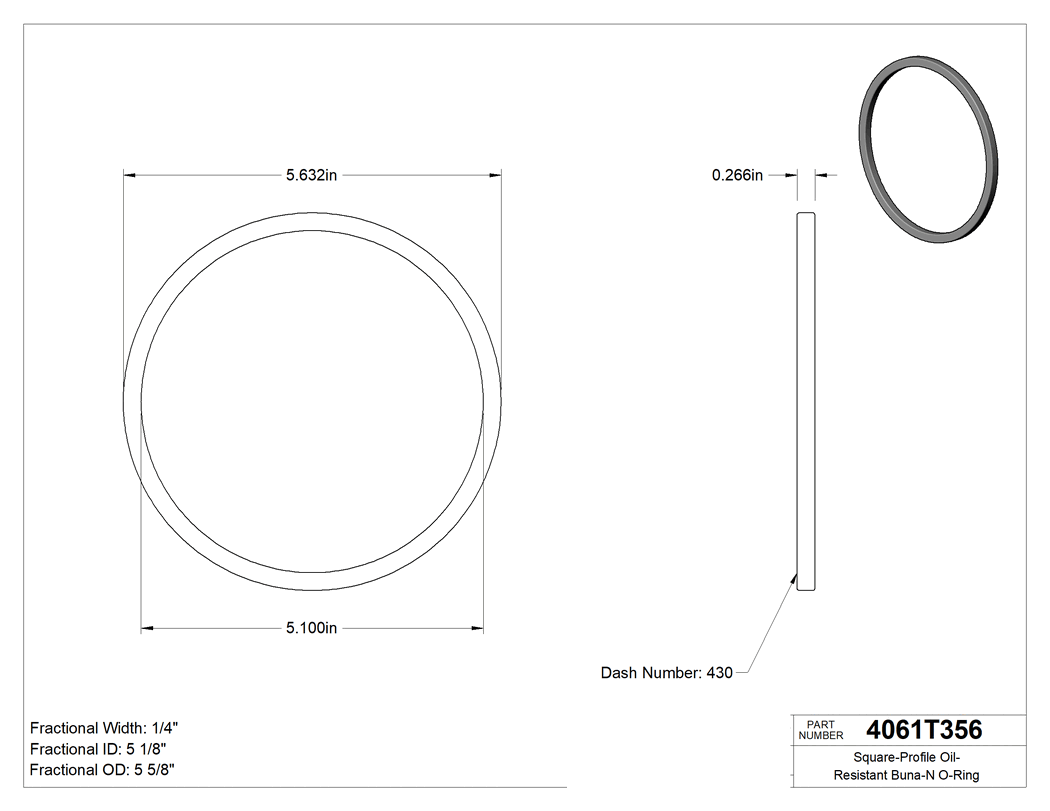 Technical drawing - 4061T356